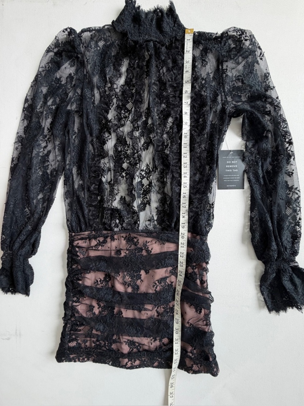NWT RETROFÊTE YSOLDE LACE DRESS size S - Picture 15 of 16